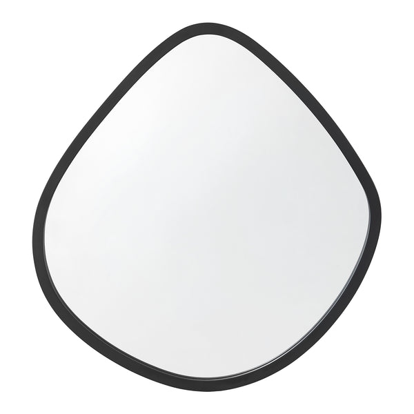 Vægspejl Galatone sort, mat 64x60cm [en.casa].