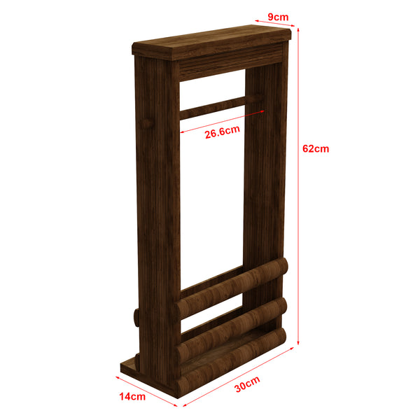 Toiletpapirholder Thyborøn Fyrretræ [en.casa]