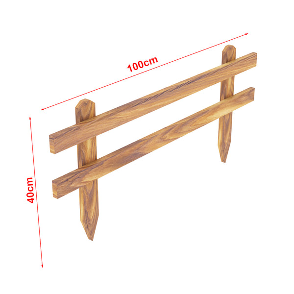 Havehegnsæt Krölpa 100x40cm [en.casa]