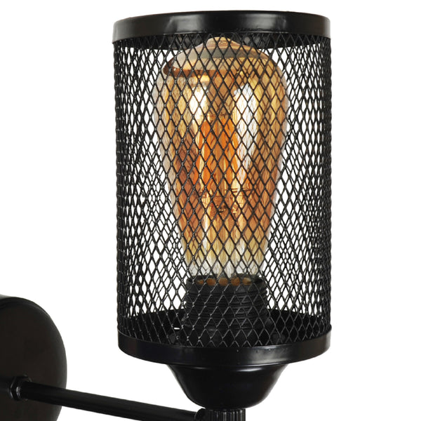 Væglampe Kenilworth sort 1 x E27 [lux.pro]