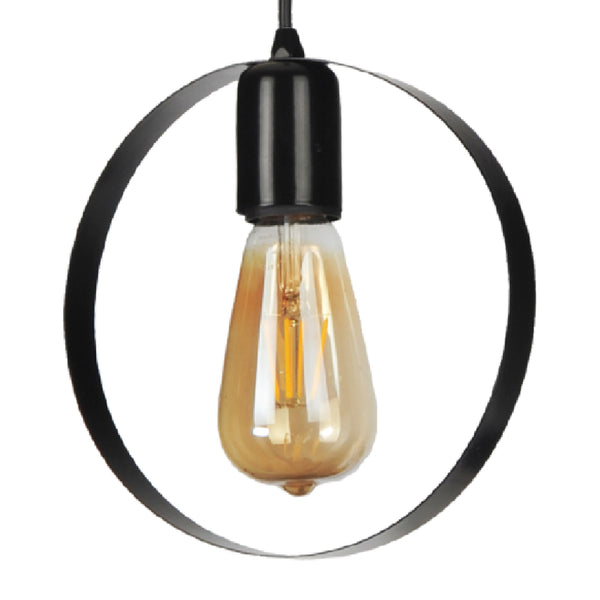 Cirencester pendellampe sort [lux.pro].