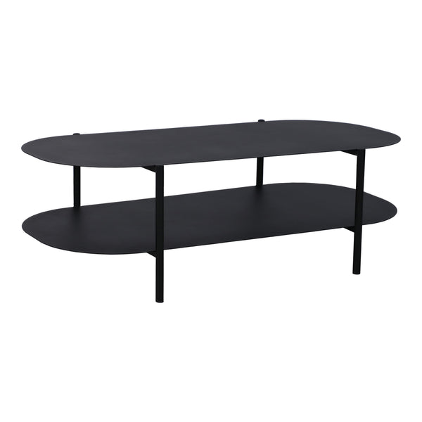 Sofabord Enebakk 112x62x40,5cm sort, mat [en.casa].