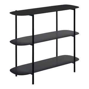 Konsolbord Enebakk 70x90x32cm sort, mat [en.casa].