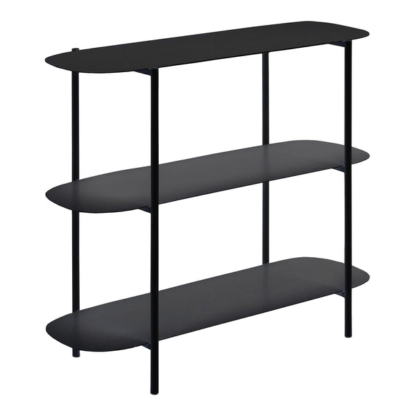 Konsolbord Enebakk 70x90x32cm sort, mat [en.casa].
