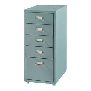 Kökar mobil piedestal med 5 skuffer 69x28x41 cm [en.casa].