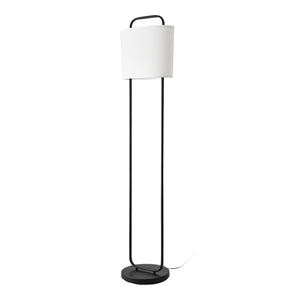 Gulvlampe Meløy Sort/Hvid [lux.pro]
