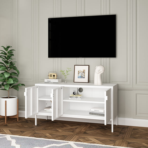 TV-skab Castelli 114 x 40 x 60 cm stål [en.casa]
