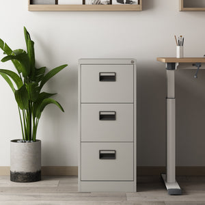 Skuffeskab Rääkkylä 103x45x62cm stål [en.casa]
