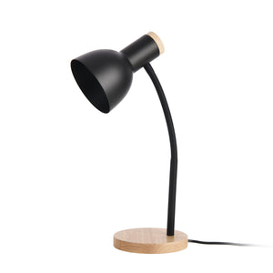 Woodley bordlampe sort [lux.pro].