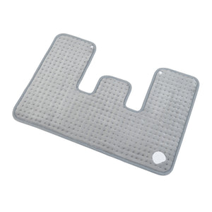 Elektrisk varmepude Borrello 100W 65x45cm Grå [en.casa].