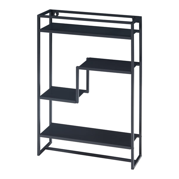 Væghylde Uurainen 60x40x13 cm Sort [en.casa]