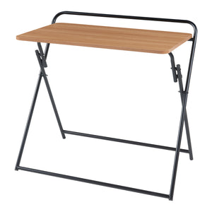 Klapbord Kvitsøy 85x50x80cm sort/eg [en.casa].