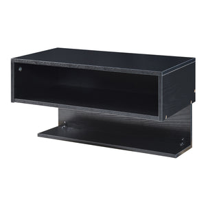 Væghylde Gauldal 57x30x32 cm Sort [en.casa]