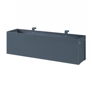 Blomsterkasse Achtkarspelen 50x12x15cm antracit [en.casa].