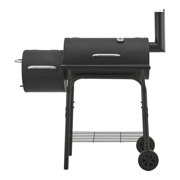 Ryge- og grillvogn Arielli 115x110x64cm sort [casa.pro].
