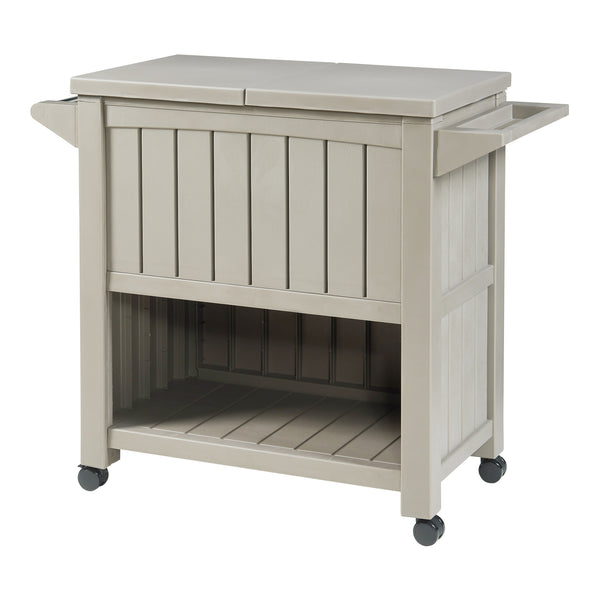 Udendørs kølevogn Arsita 102x47x87 cm Beige [casa.pro]