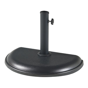 Parasolstander Bisenti beton 45x29x4,5 cm sort 10 kg [casa.pro]