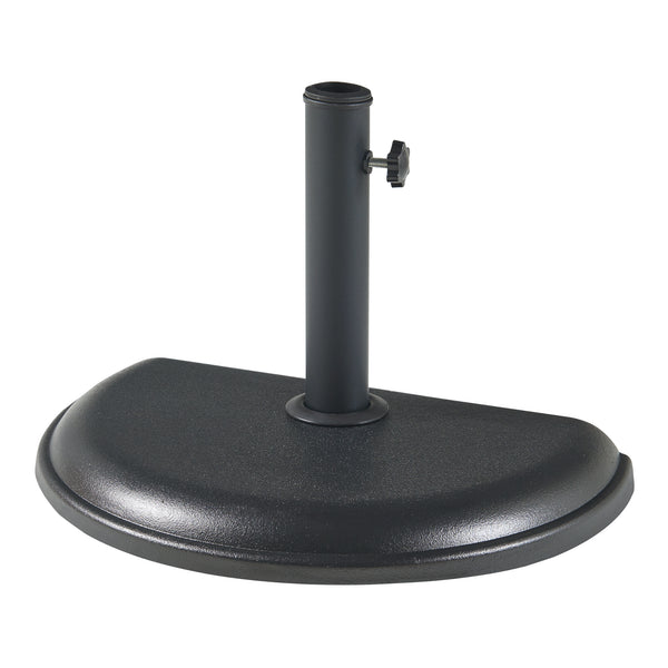 Parasolstander Bisenti beton 45x29x4,5 cm sort 10 kg [casa.pro]
