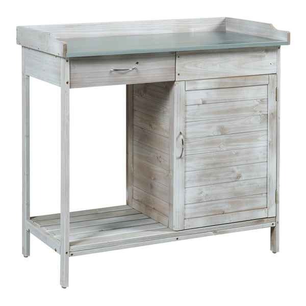 Plantbord Aliano Fyrretræ Grå [casa.pro]