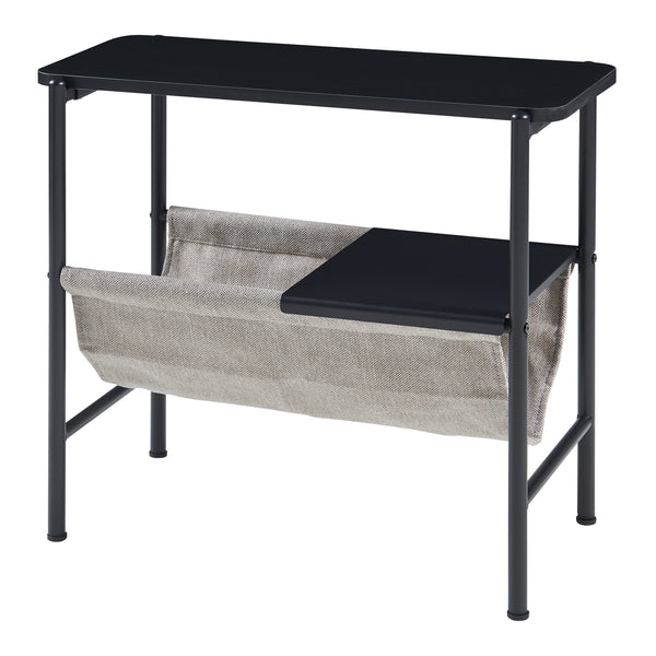 Sidebord Samnanger 60x28x53cm Sort [en.casa]