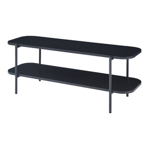 Tv-bord Samnanger 120x40x45 cm Sort [en.casa]