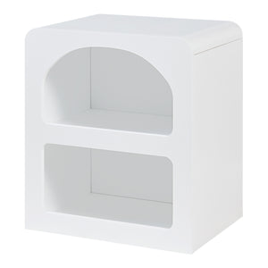 Sidebord Vågå 45x40x30 cm Hvid [en.casa]