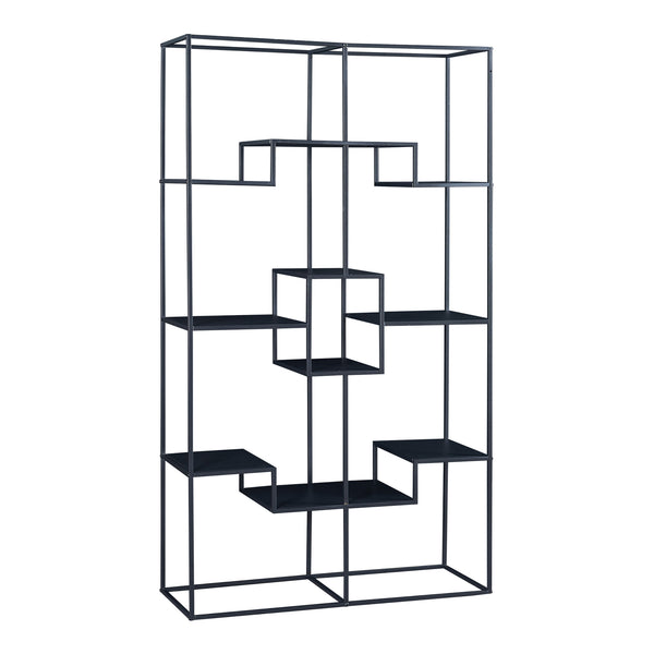 Gulvreol Råde Metal 180x100x35 cm Sort [en.casa]