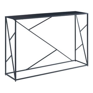 Konsolbord Rättvik 120x30x80 cm Sort [en.casa]