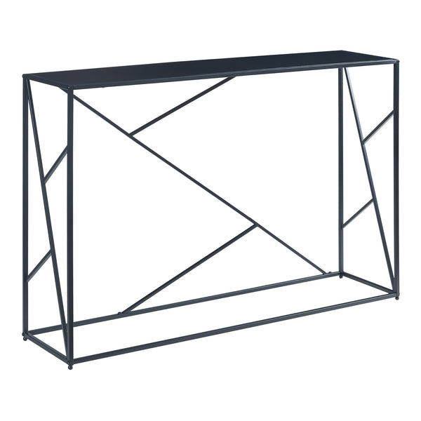 Konsolbord Rättvik 120x30x80 cm Sort [en.casa]