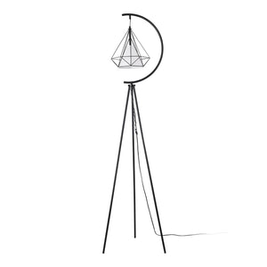 Gulvlampe Austell Metal 171cm Sort/Hvid [lux.pro]