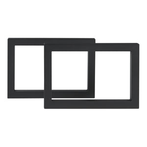 Bordstel 2 stk. sæt Lunderskov 35x50cm Sort [en.casa]