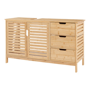 Boksereys 60x100x35 cm underskab i naturlig bambus [en.casa]