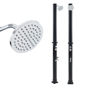 Solcellebruser Frerievn med fodbruser 215 cm 18L [casa.pro]