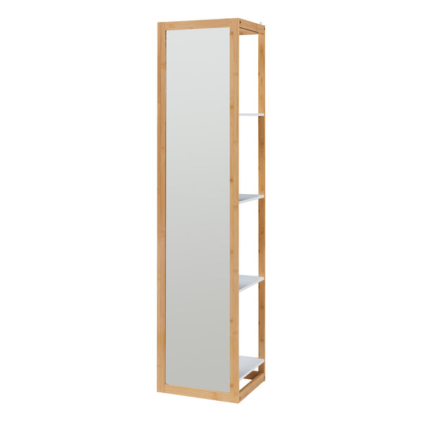 Spejlhylde As 170x40x35 cm bambus [en.casa]