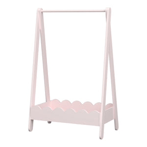 Børnegarderobe Vestnes 99x66x38 cm Candyfloss [en.casa]