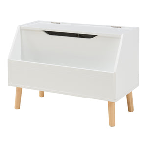 Legetøjskasse Aavanrar 60x30x43 cm Hvid [en.casa]