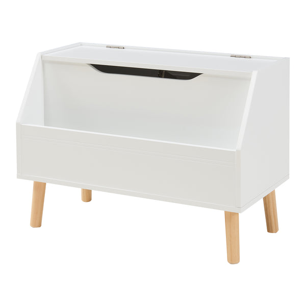 Legetøjskasse Aavanrar 60x30x43 cm Hvid [en.casa]