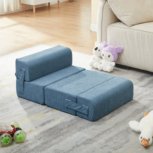 Kæledyrstrappe Joelerhatra 4-delt 45x50x45 cm Cord Blue [en.casa]