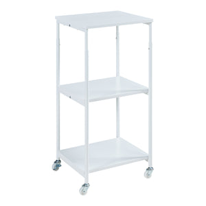 Rulbart printerbord Janertu 82x39x35 cm Hvid [en.casa]