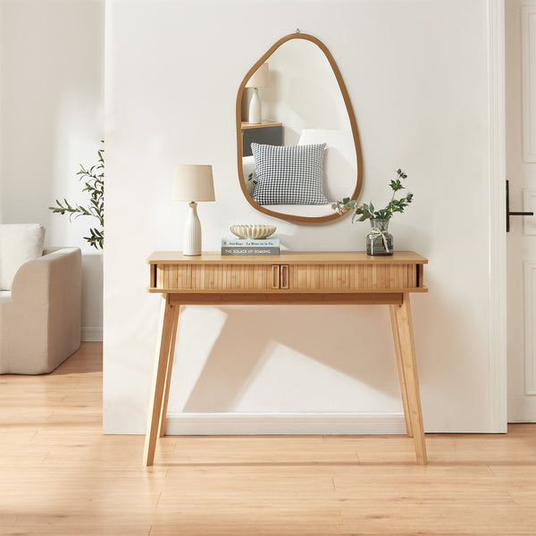 Konsolbord Tysvær 110x40x78 cm Bambus [en.casa]