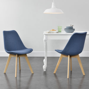 Sæt med 2 stole Fredrikstad 97x42 cm i forskellige farver. farver en.casa