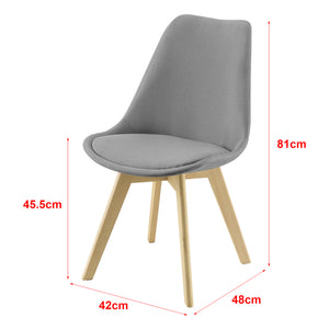 Sæt med 2 stole Fredrikstad 97x42 cm i forskellige farver. farver en.casa