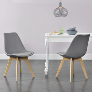 Sæt med 2 stole Fredrikstad 97x42 cm i forskellige farver. farver en.casa
