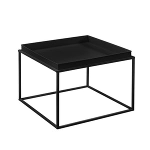 [en.casa] Bakkebord - sæt 2 stk. - aftagelige bakker - 39x54,5x54,5cm - 55,5x54x40cm - ridsefast - i forskellige farver