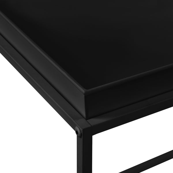 [en.casa] Bakkebord - sæt 2 stk. - aftagelige bakker - 39x54,5x54,5cm - 55,5x54x40cm - ridsefast - i forskellige farver