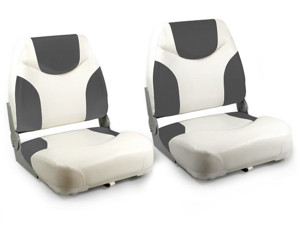 [pro.tec]® Foldbar Bådstol sæt - 2 stk. - 42,5x41x50cm - i flere farver