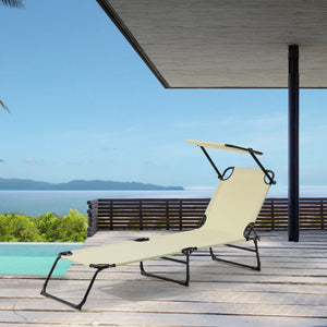 [casa.pro]® Solseng sæt - 2 stk. - med tag - sammenfoldelig - 187x53x27cm - i forskellige farver