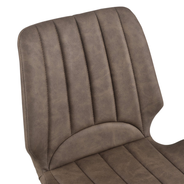 [en.casa]® Spisestol sæt - 2 stk. - 77x57,5x46cm - metal - i forskellige farver og materiale