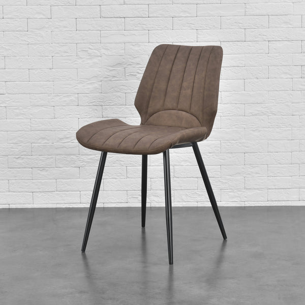 [en.casa]® Spisestol sæt - 2 stk. - 77x57,5x46cm - metal - i forskellige farver og materiale