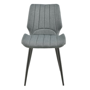 [en.casa]® Spisestol sæt - 2 stk. - 77x57,5x46cm - metal - i forskellige farver og materiale